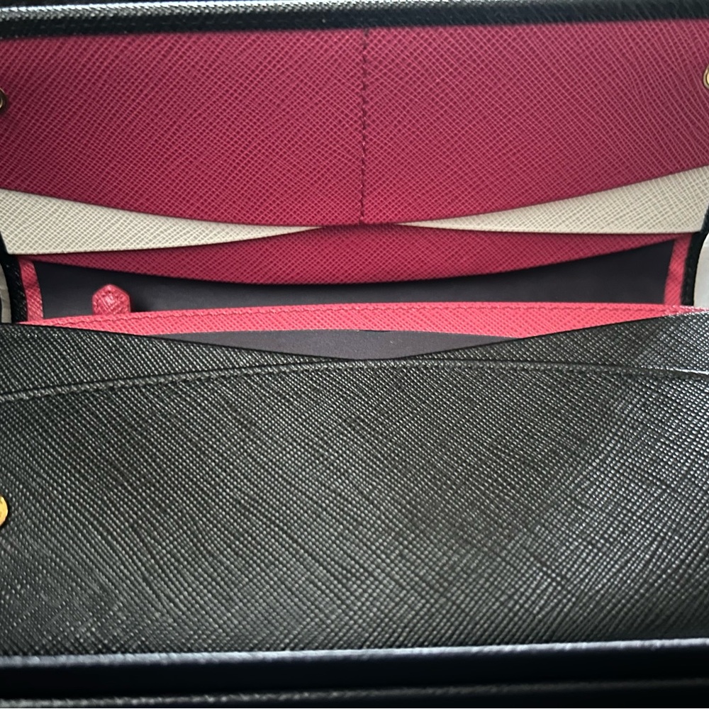 Prada Black Saffiano Leather Wallet authentic NEW from Italy - Picture 9 of 12